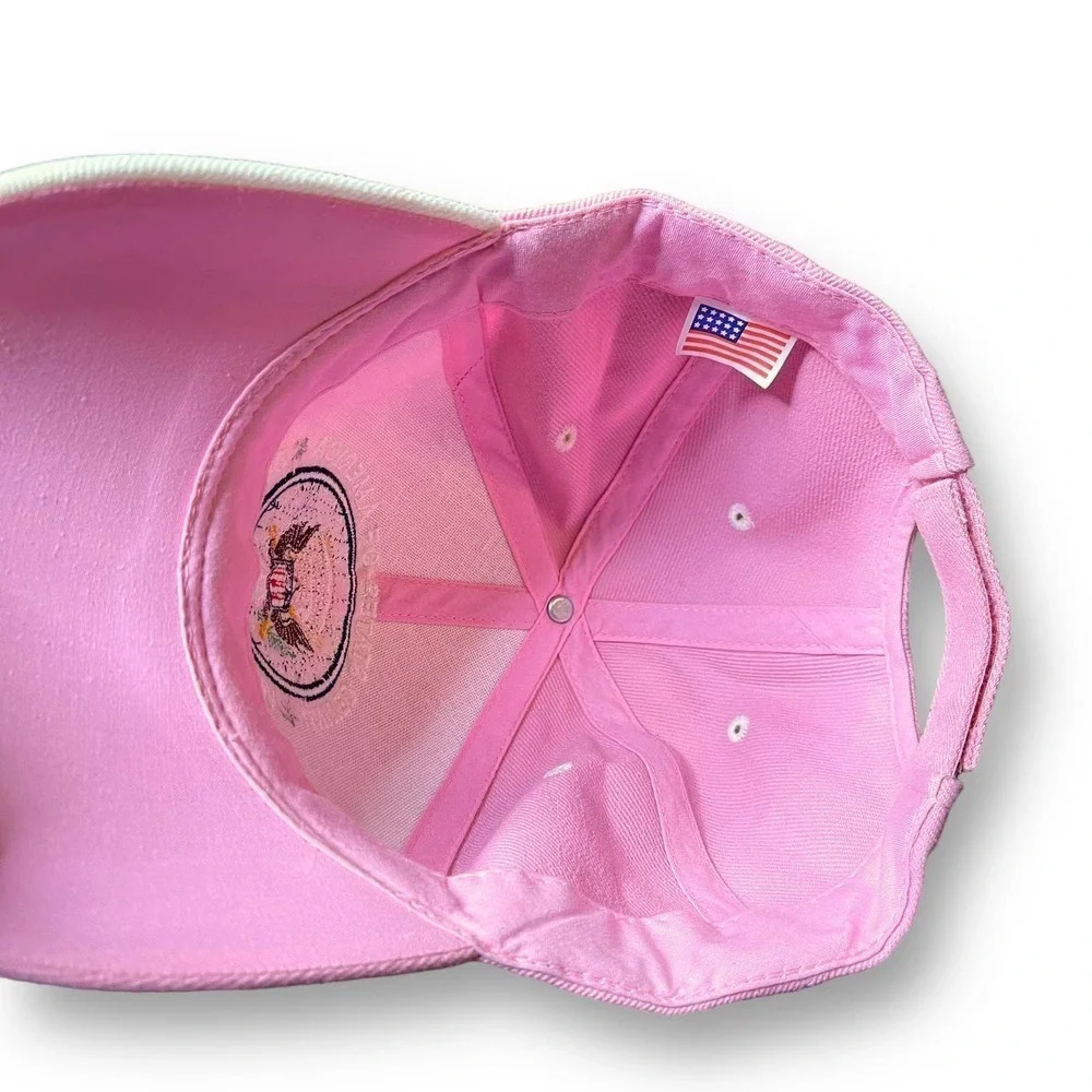 USA Washington DC Ball Cap Pink Embroidered Seal OSFM
